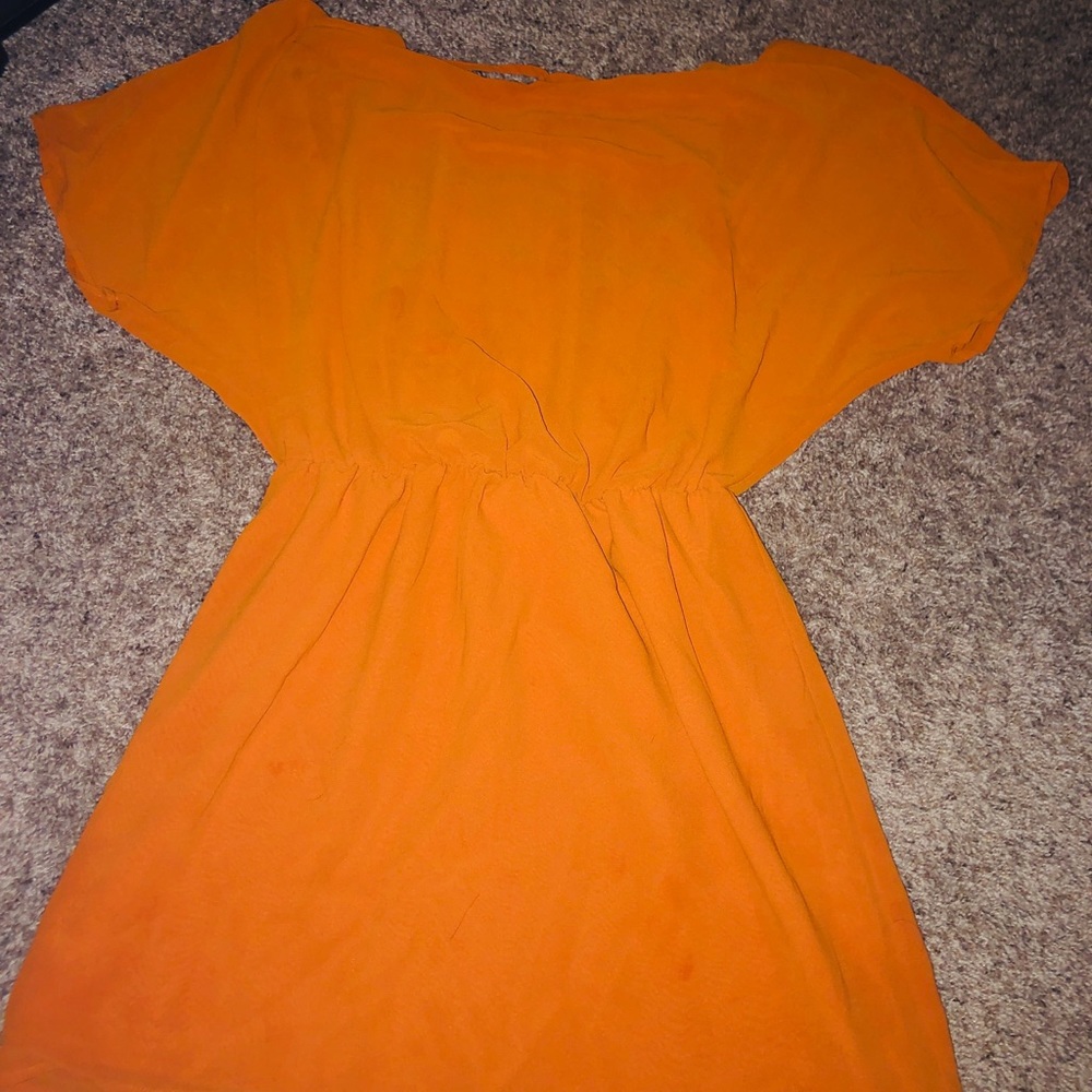 Swoop back dress
